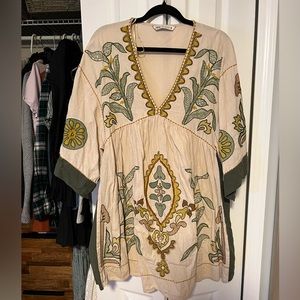 Zara Embroidered Dress